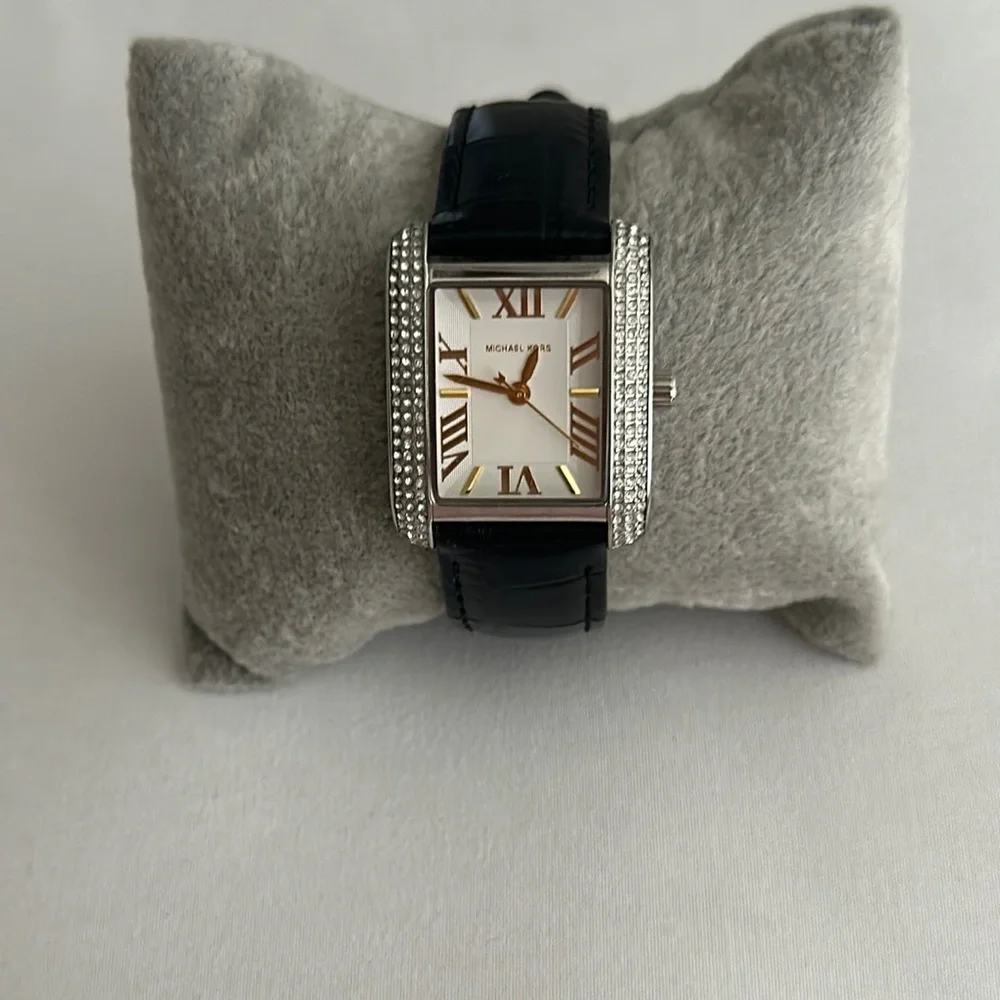 Women’s Michael Kors Black and Silver Watch
